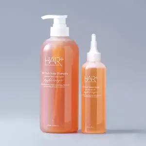 헤어플러스 오프레시 애플비니거 샴푸 약산성 지성두피 쿨링 스크럽 700ml + 워터스케일러 200ml MNS