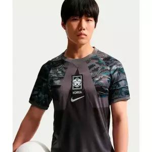 [나이키]대한민국 2026 스타디움 골키퍼 드라이 핏 축구 반소매 저지 M - 블랙 미디엄 애쉬