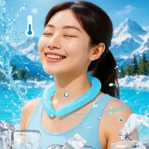 넥쿨러 아이스넥밴드 냉감목걸이 28도 자연냉각 여름 쿨링넥밴드 냉각튜브 목쿨링