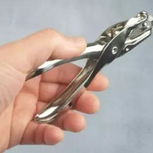 휴대용 1공 펀치 핸디 종이 펀칭기 6mm 다이어리 사무실 문구용