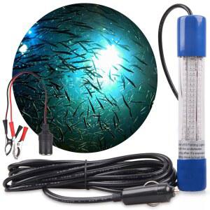OROOTL 수중 낚시 조명 초밝기 10.8W 미끼 12V-24V 드롭 근처 찾기 LED 잠수 보트 무리를 물고기 딥 새우 위한 오징어 180 선착장 램프