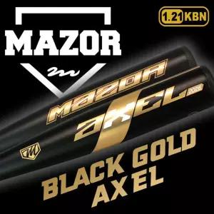 메이저 2026 럭셔리 악셀 블랙/골드 썸미들 이지탑 밸런스 알로이배트 32/27 33/28 야구배트 1.21KBN 인증