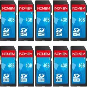 SD 카드 4GB 10팩 클래스 4 플래시 메모리 MLC 표준 디지털 카메라