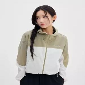 익스페디션 프레시벤트 여성 컬러블럭 크롭 바람막이 (BEIGE) 4786348