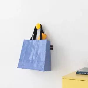 쇼퍼백 장바구니 S 블루베리 캐링백 쇼핑백 마트 타포린백