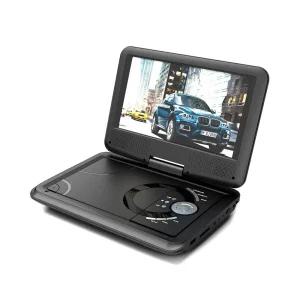 휴대용 FULL HD DVD 플레이어 9형 270도 회전 HDMI TV 출력 USB 음악 영상 사진 감상 학습 육아 차량
