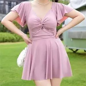 [하프클럽/]체형커버 여성 원피스 수영복 래쉬가드 래시가드 원피스 스커트
