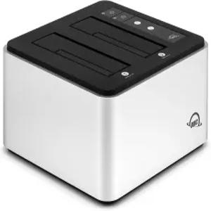 2.5인치 및 3.5인치 NVMe U.2 SATA 드라이브를 위한 OWC 도킹 USB 3.2 10Gb/s 듀얼 베이 솔루션
