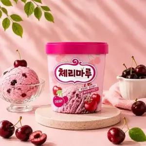 해태 마루카톤 파인트 체리 6개