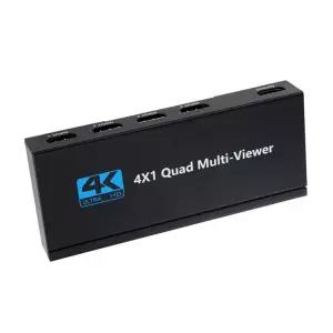 4K HDMI 화면 분할기 4대1 멀티 뷰어 노트북 데스크탑 DVD 블루레이 고화질 영상