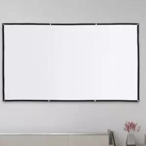 스크린 빔프로젝터 이동형 회의 영화감상 프로젝터스크린 (221x125cm) DP52318