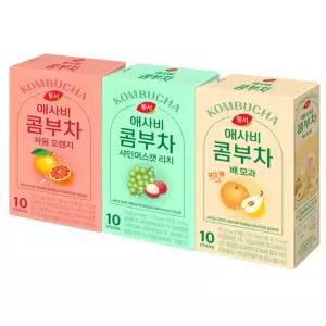 애사비 콤부차 3종 (자몽오렌지+샤인머스캣리치+배모과)