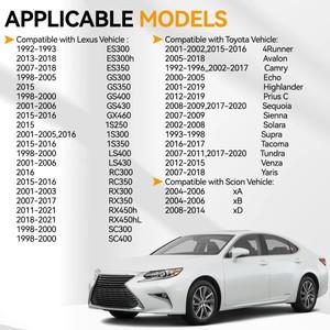 Toyota Lexus와 호환되는 라디에이터 캡 - Avalon Camry Echo Highlander Prius C Sequoia Sienna Solara T