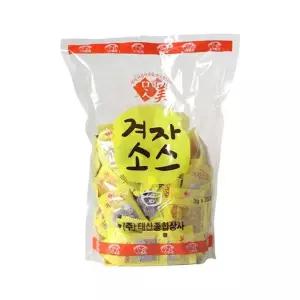맛미 매운 똑쏘는 식자재 요리용 디핑 드레싱 겨자 겨자소스 일회용 배달용 200입 1개