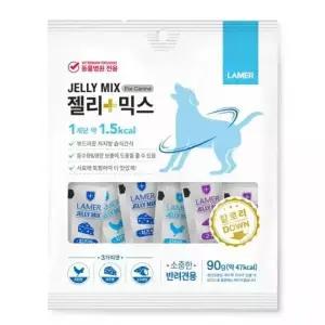 (당일출고) 라메르 젤리믹스 캐닌 90g 강아지 저칼로리 습식 간식