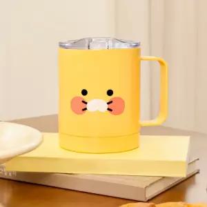 (카카오프렌즈 춘식이 CS) 손잡이 스텐컵/캐릭터/물/컵/음료수/스덴/유아/스테인레스/머그/잔/키즈/예쁜