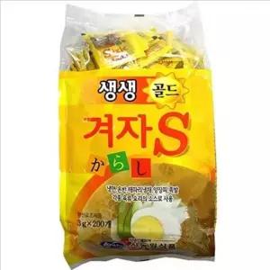 골드 일회용 겨자 소스 소포장 개별포장 겨자 영업용 대용량 냉면