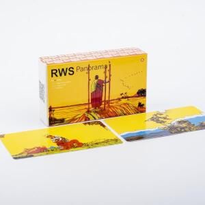 RWS 파노라마 타로 카드 78 데크 보드 게임 세트 610.3cm 광각 렌즈로 리뉴얼 관점 탐색