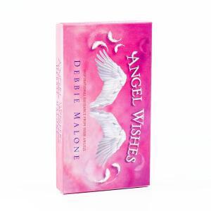 Angel Wishes 오라클 카드 덱 영문 비전 점술 에디션 가족 or 친구 보드 게임 40 11.1x6.1cm