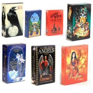 600 스타일 타로 카드 Lenormand Star foxfire 천사 오라클 보드 게임 마녀 데크-A