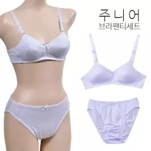 [하프클럽/소곳]베이직한 2단계 주니어 브라 팬티 세트0318ou