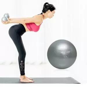[콩심팥심]웨이트볼 소프트 필라테스볼 1.5KG 그레이 필라테스 소도구 폼볼