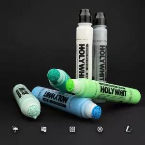 50ml 낙서 펜 오일 기반 페인트 서명 펜 라운드 팁 형광펜 방수 12mm 페인트 마크 벽화