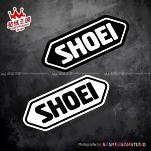 SHOEI 헬멧 오토바이 스티커, 모터 바이크 방수 데칼 01 A 6x2.5cm