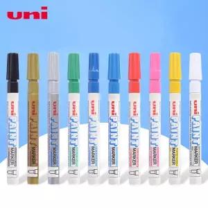 1pcs UNI PX-21 영구 마커 펜 금속 유리 직워터 타이어컬러 오일 방수 쓰기 낙서 페인트 마커 펜