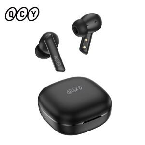 큐씨와이 HT05 ANC 무선 이어폰 40dB 소음 블루투스 5.2 헤드폰 6 마이크 ENC HD 통화 TWS 투명도 모드