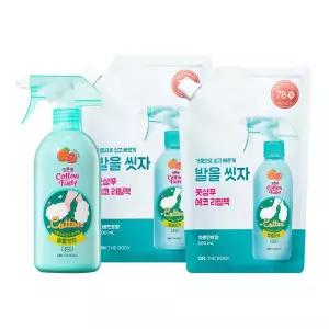 온더바디 발을씻자 풋샴푸 510ml+500ml 2개자몽 .