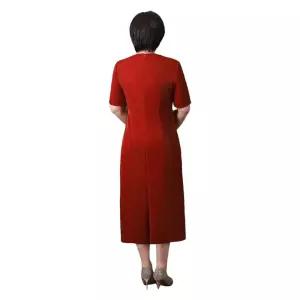 혼주양장 드레스 결혼식 피로연 롱 상견례 연회장 부모님