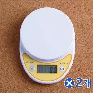 계량용 디지털 정밀 주방저울 0.1g 2개 카페필수품