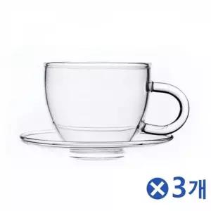 내열유리 나무 내열 유리컵 다기 유리 휴대용 플리츠 내열유리머그