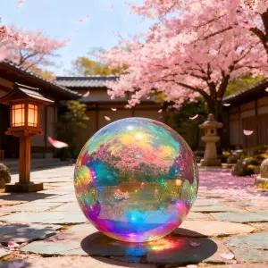 풍선 미러볼 큰 반짝이는 이벤트 및 무대 파티용 대형 PVC 볼 광고 장식 표시 Iridesent 60CM/24IN/1.9FT