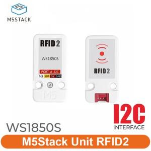 M5Stack 장치 RFID2 WS1850S 칩 13.56MHz 무선 주파수 식별 마그네틱장 유도 액세스 제어 시스템