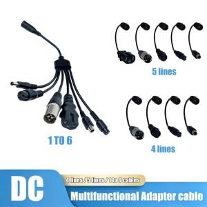 DC 5.5×2.1mm 커넥터 케이블 DC-XLR 항공 샤오미호환 전원 어댑터 자동차 배터리 충전기