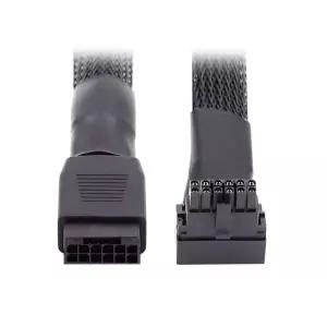 CY 2VWR ATX30 PCIE 50 파워 모듈러 케이블 남성부터 여성까지 다운 앵글 90도 연장 7cm 3080 3090TI PSU
