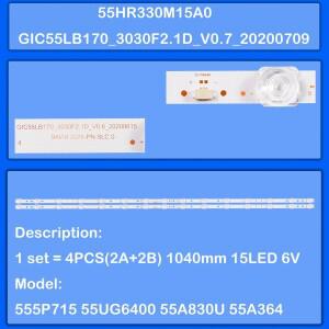 LED 백라이트 스트립 55S21 55S434 55V2-PRO 55F9 55L8 55V6 55G62 01-55V8-D15-1912221V4 55K61 55A441 55