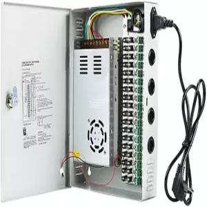 라페투스 8 채널 포트 2V DC 30암페어 유리 퓨즈 분산 전원 공급 상자 CCTV DVR 시스템 및 카메라