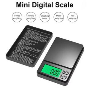 LCD 백라이트 전자 저울 100g/500g/1kg 0.01g 고정밀 보석 휴대용 미니 소형 디지털 포켓 측정 도구