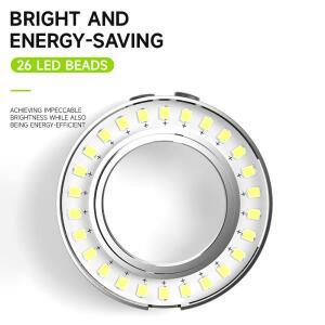 LW-LS0102 현미경 편광 링 램프 먼지 방지 렌즈 26 LED 비즈 보조 조명 단안 or 세트안