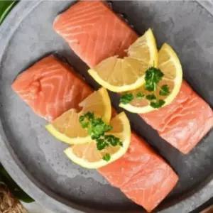 신선한 연어 회 필렛 1kg 품질 보장 간식 salmon 1개 n59706
