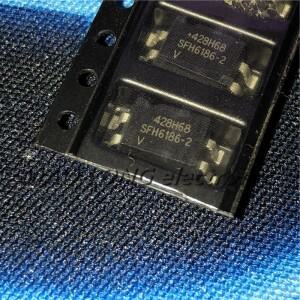 SOP-4 광학 아이솔레이터/트랜지스터  새 SFH6186-2  로트 당 5 개