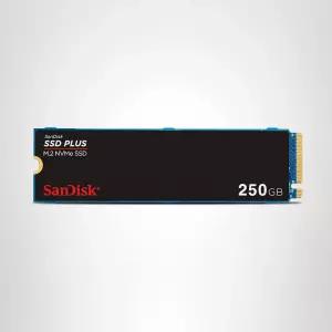 250GB SSD 플러스 M2 NVMe PCIE 30세대 최대 2400MB/s 내부 솔리드 스테이트 드라이브 SDSSDA3N250GG26