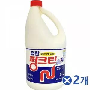유한 펑크린 배수구청소 씽크대 배수관 화장실 주방 막힘 4L 2개