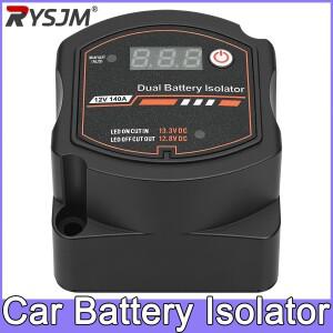 스마트 듀얼 배터리 아이솔레이터 12V 140A 방수 디지털 전압 감지 릴레이 VSR 스위치 (자동차  RV  캠핑카