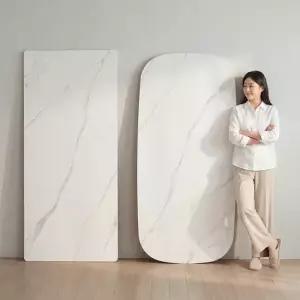 블랑스 1800X800 or 850 세라믹 상판 포세린 테이블 인테리어 주방 식탁 6인