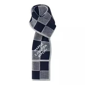 [LOUIS VUITTON][명품] 루이비통 다미에 헤리티지 스카프 네이비 블루 M90776