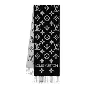 [LOUIS VUITTON][명품] 루이비통 LV 에센셜 머플러 블랙 M77853